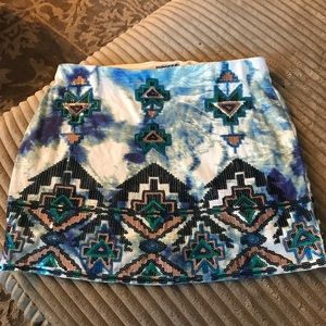 Express mini skirt size small